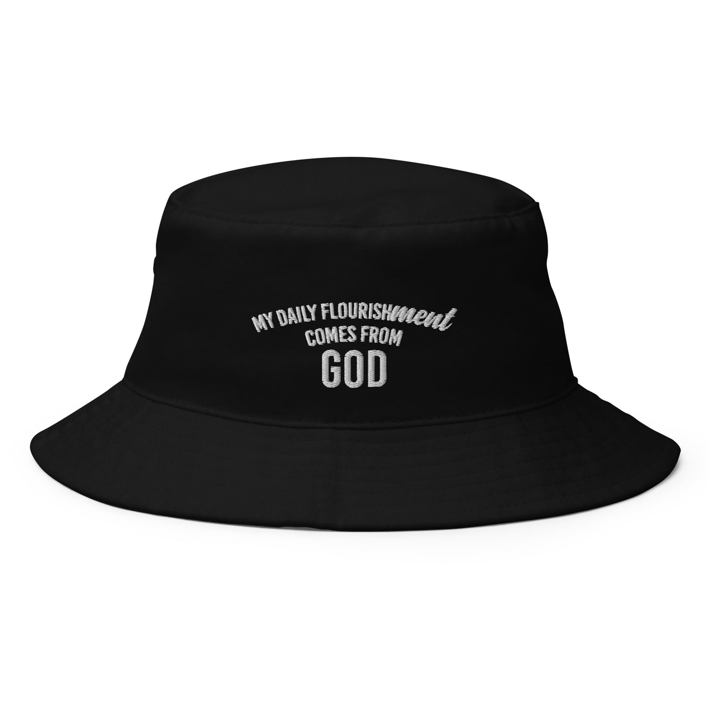 "Your Daily Flourishment" Bucket Hat