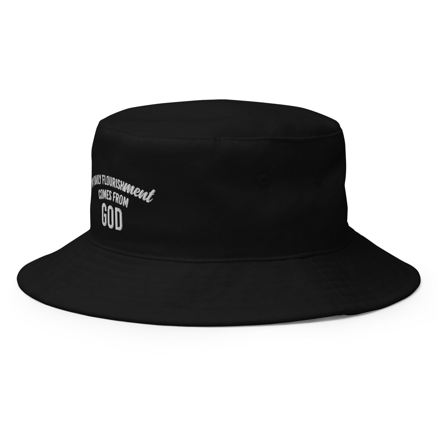 "Your Daily Flourishment" Bucket Hat