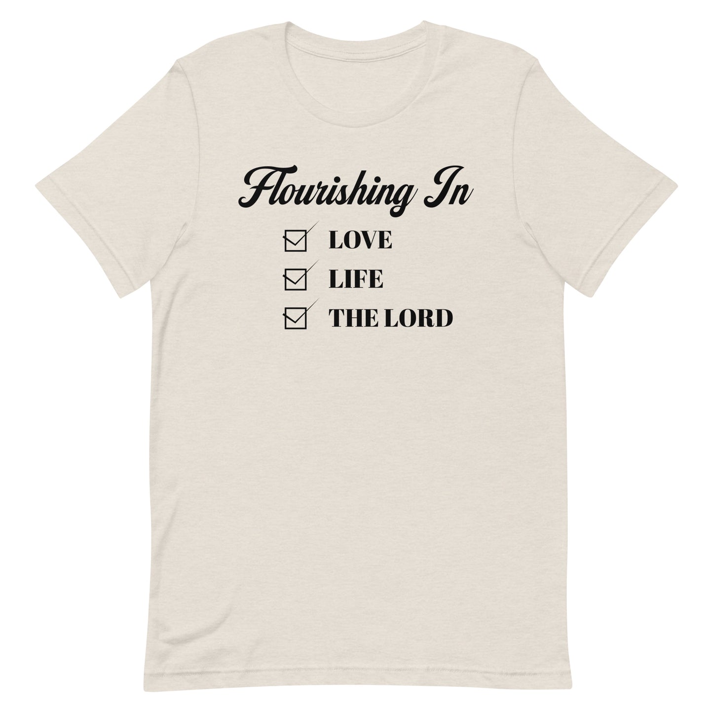 "Flourishing Checklist" T-Shirt