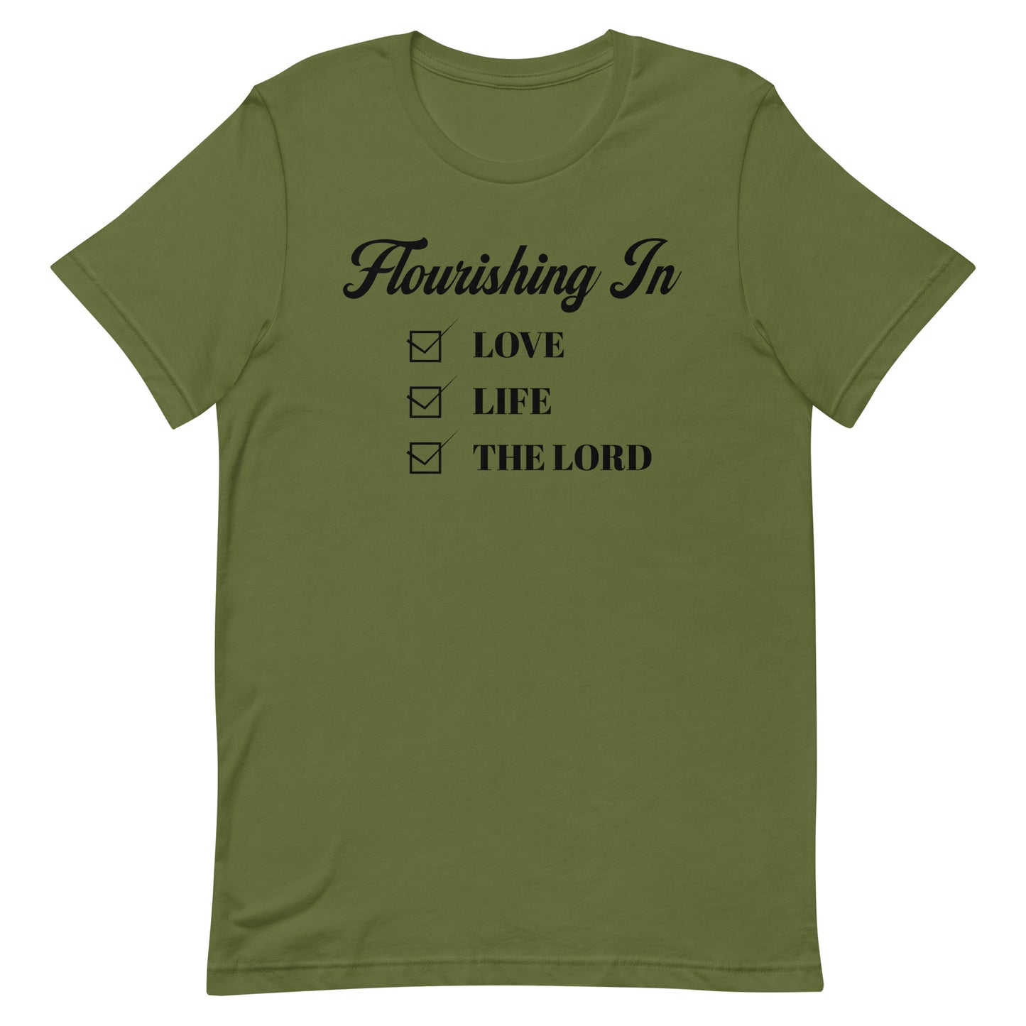 "Flourishing Checklist" T-Shirt