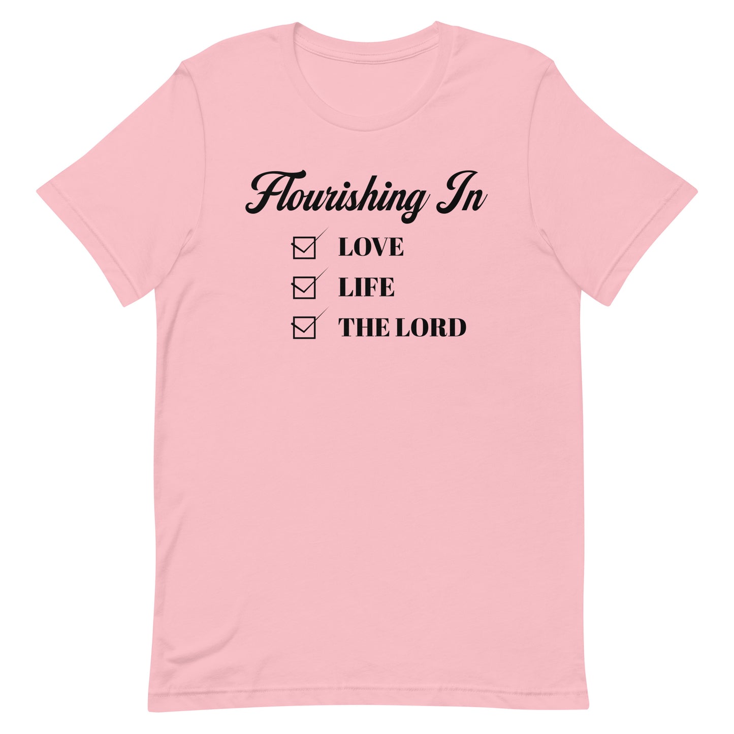 "Flourishing Checklist" T-Shirt