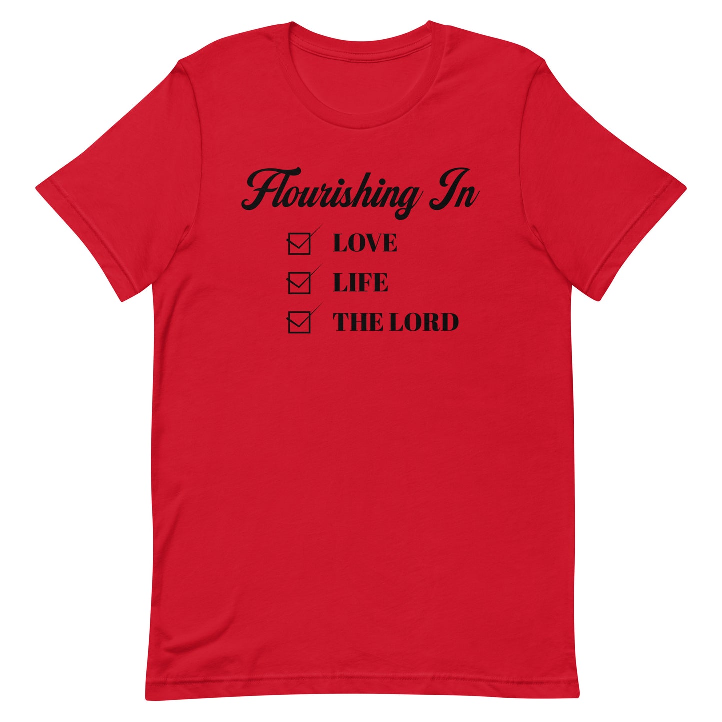 "Flourishing Checklist" T-Shirt